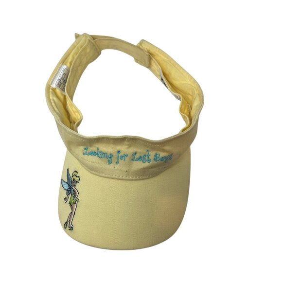 Walt Disney World Tinkerbell Looking For Lost Boys Tennis Visor Hat Peter Pan - Picture 6 of 10